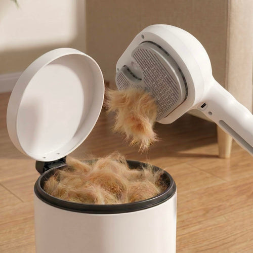 Self-Cleaning Pet Grooming Brush for Cats & Dogs – Electric Deshedding Slicker Brush with Mist Spray – Flurr, USB-C Rechargeable